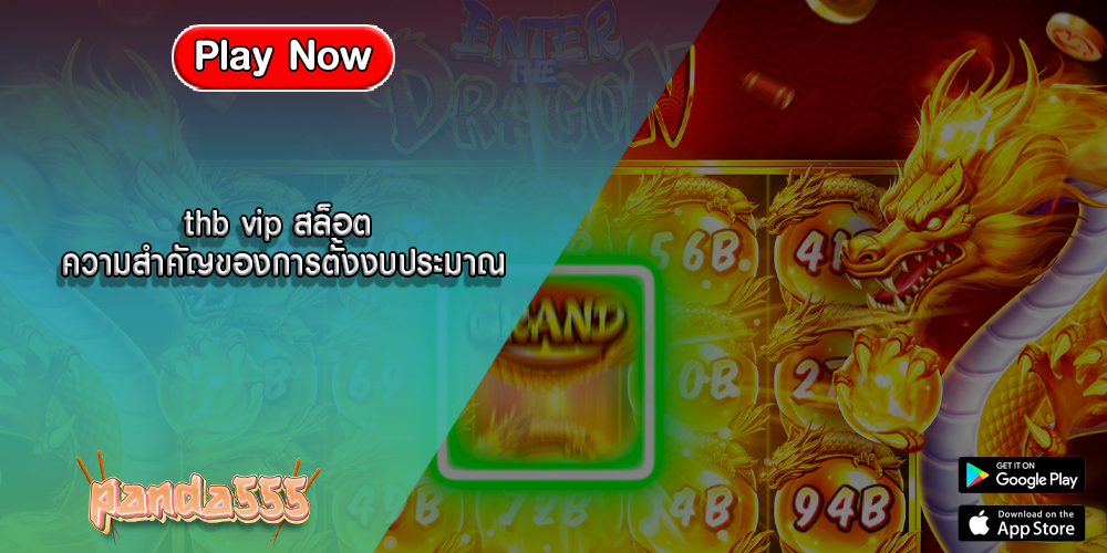 thb vip สล็อต ความสำคัญของการตั้งงบประมาณ