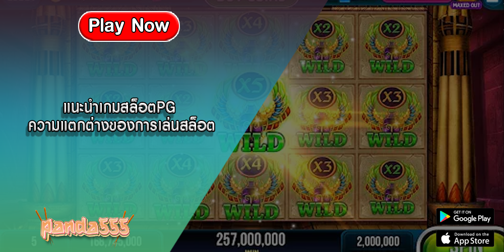 แนะนำเกมสล็อตPG ความแตกต่างของการเล่นสล็อต