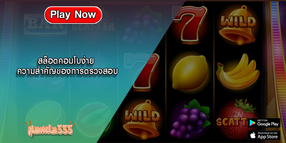 สล็อตคอมโบง่าย ความสำคัญของการตรวจสอบ