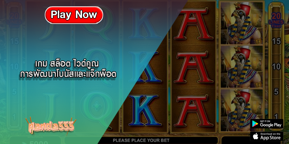 เกม สล็อต ไวด์คูณ การพัฒนาโบนัสและแจ็กพ็อต