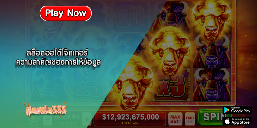สล็อตออโต้โจ๊กเกอร์ ความสำคัญของการให้ข้อมูล