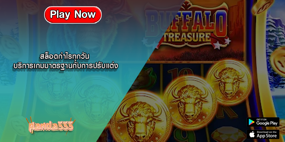 สล็อตกำไรทุกวัน บริการเกมมาตรฐานกับการปรับแต่ง