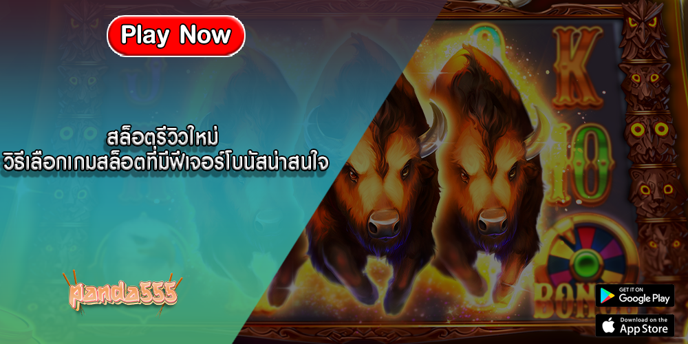 สล็อตรีวิวใหม่ วิธีเลือกเกมสล็อตที่มีฟีเจอร์โบนัสน่าสนใจ